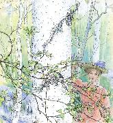 Carl Larsson Spring painting